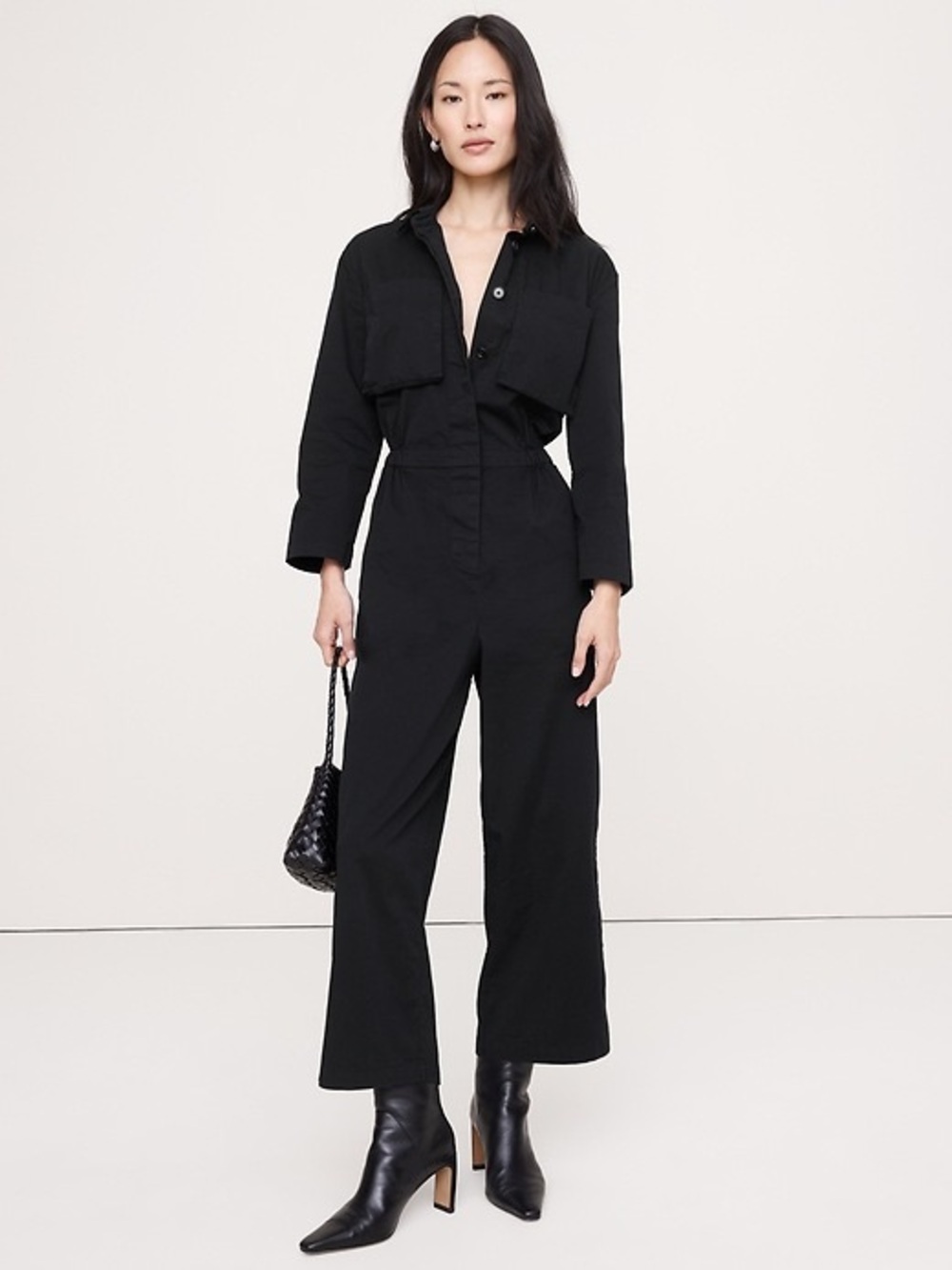 BANANA REPUBLIC STRETCH-COTTON BOILERSUIT
